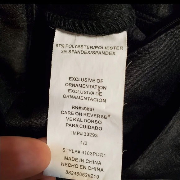 👗XOXO Mini Black Dress Sz 1/2 - Picture 7 of 7